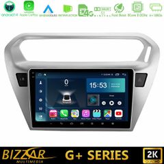 BIZZAR U-G-CT0070 G+ Series Citroen C-Elysee / Peugeot 301 8Core Android14 6+128GB Navigation Multimedia Tablet 9"