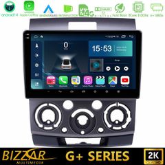 BIZZAR U-G-FD0687 G+ Series Ford Ranger/Mazda BT50 8core Android14 6+128GB Navigation Multimedia Tablet 9"