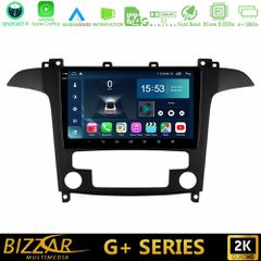 BIZZAR U-G-FD409 G+ Series Ford S-Max 2006-2012 8core Android14 6+128GB Navigation Multimedia Tablet 9"