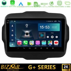 BIZZAR U-G-JP134 G+ Series Jeep Renegade 2015-2019 8core Android14 6+128GB Navigation Multimedia Tablet 9"