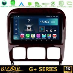 BIZZAR U-G-MB0765 G+ Series Mercedes S Class 1999-2004 (W220) 8core Android14 6+128GB Navigation Multimedia Tablet 9"