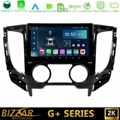 BIZZAR U-G-MT0620 G+ Series Mitsubishi L200 2016-> & Fiat Fullback (Manual A/C) 8core Android14 6+128GB Navigation Multimedia Tablet 9"
