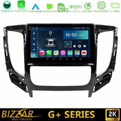 BIZZAR U-G-MT0719 G+ Series Mitsubishi L200 2016-> & Fiat Fullback (Auto A/C) 8core Android14 6+128GB Navigation Multimedia Tablet 9"