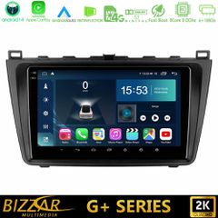 BIZZAR U-G-MZ0233 G+ Series Mazda 6 2008-2012 8core Android14 6+128GB Navigation Multimedia Tablet 9"