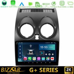 BIZZAR U-G-NS0264 G+ Series Nissan Qashqai J10 8core Android14 6+128GB Navigation Multimedia Tablet 9"