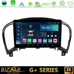 BIZZAR U-G-NS0755 G+ Series Nissan Juke 8core Android14 6+128GB Navigation Multimedia Tablet 9"
