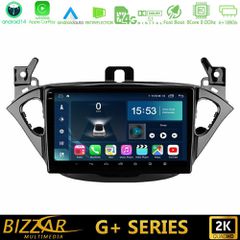 BIZZAR U-G-OP0425 G+ Series Opel Corsa E/Adam 8core Android14 6+128GB Navigation Multimedia Tablet 9"