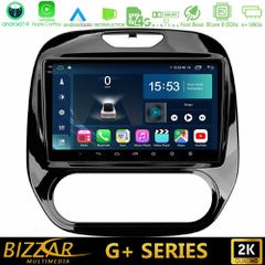 BIZZAR U-G-RN748M G+ Series Renault Captur 2013-2019 (Manual AC) 8core Android14 6+128GB Navigation Multimedia Tablet 9"
