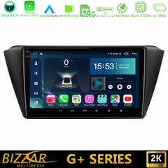 BIZZAR U-G-SK0150 G+ Series Skoda Fabia 2015-2021 8core Android14 6+128GB Navigation Multimedia Tablet 9"