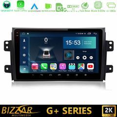 BIZZAR U-G-SZ0649 G+ Series Suzuki SX4 2006-2014 Fiat Sedici 2006-2014 8core Android14 6+128GB Navigation Multimedia Tablet 9"