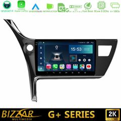 BIZZAR U-G-TY0158 G+ Series Toyota Corolla 2017-2018 8core Android14 6+128GB Navigation Multimedia Tablet 10"