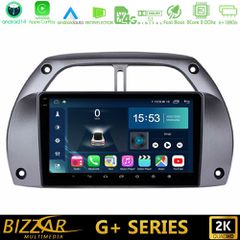 BIZZAR U-G-TY0953 G+ Series Toyota RAV4 2001 - 2006 8core Android14 6+128GB Navigation Multimedia Tablet 9"