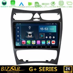 BIZZAR U-G-MB1452 G+ Series Mercedes CLK Class W209 2000-2004 8Core Android14 6+128GB Navigation Multimedia Tablet 9"