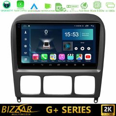 BIZZAR U-G-MB0765B G+ Series Mercedes S Class 1999-2004 (W220) 8core Android14 6+128GB Navigation Multimedia Tablet 9" (Μαύρο Χρώμα)