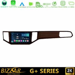 BIZZAR U-G-VW0135BR G+ Series VW Sportsvan 2014-2020 8Core Android14 6+128GB Navigation Multimedia Tablet 9" (Ξύλινη απόχρωση)