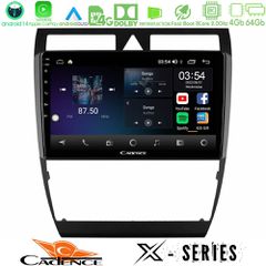 CADENCE U-X-AU0857 X Series Audi A6 (C5) 1997-2004 8core Android 14 4+64GB Navigation Multimedia Tablet 9"
