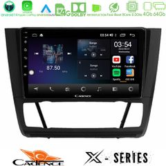CADENCE U-X-BM1012 X Series BMW 1Series E81/E82/E87/E88 (AUTO A/C) 8core Android 14 4+64GB Navigation Multimedia Tablet 9"