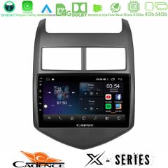 CADENCE U-X-CV0243 X Series Chevrolet Aveo 2011-2017 8core Android 14 4+64GB Navigation Multimedia Tablet 9"