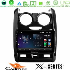 CADENCE U-X-DC0430 X Series Dacia Duster 2014-2018 8Core Android 14 4+64GB Navigation Multimedia Tablet 9"