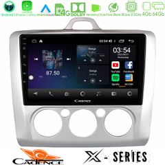 CADENCE U-X-FD0041M X Series Ford Focus Manual AC 8core Android 14 4+64GB Navigation Multimedia 9"