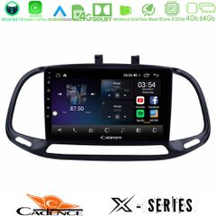 CADENCE U-X-FT0909 X Series Fiat Doblo 2015-2022 8core Android 14 4+64GB Navigation Multimedia Tablet 9"