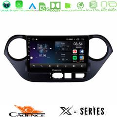CADENCE U-X-HY0506 X Series Hyundai i10 2014-2020 8core Android 14 4+64GB Navigation Multimedia Tablet 9"