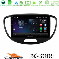 CADENCE U-X-HY0551 X Series Hyundai i10 2008-2014 8core Android 14 4+64GB Navigation Multimedia Tablet 9"