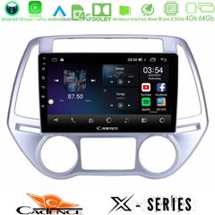 CADENCE U-X-HY0619 X Series Hyundai i20 2012-2014 8core Android 14 4+64GB Navigation Multimedia Tablet 9"