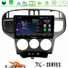 CADENCE U-X-HY1024 X Series Hyundai Matrix 2001-2010 8Core Android 14 4+64GB Navigation Multimedia Tablet 9"