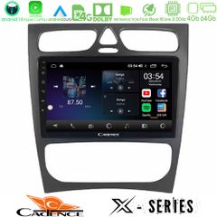 CADENCE U-X-MB0925 X Series Mercedes C Class (W203) 8core Android 14 4+64GB Navigation Multimedia Tablet 9"