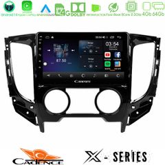CADENCE U-X-MT0620 X Series Mitsubishi L200 2016- & Fiat Fullback (Manual A/C) 8core Android 14 4+64GB Navigation Multimedia Tablet 9"