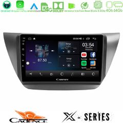 CADENCE U-X-MT608 X Series Mitsubishi Lancer 2004 – 2008 8core Android 14 4+64GB Navigation Multimedia Tablet 9"