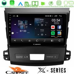 CADENCE U-X-MT662 X Series Mitsubishi Outlander/Citroen C-Crosser/Peugeot 4007 8core Android 14 4+64GB Navigation Multimedia Tablet 9"