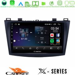 CADENCE U-X-MZ0228 X Series Mazda 3 2009-2014 8core Android 14 4+64GB Navigation Multimedia Tablet 9"