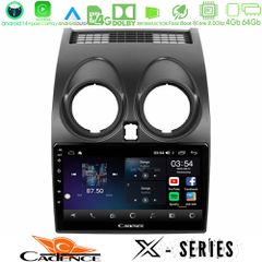 CADENCE U-X-NS0264 X Series Nissan Qashqai J10 8core Android 14 4+64GB Navigation Multimedia Tablet 9"