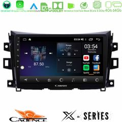 CADENCE U-X-NS0340 X Series Nissan Navara NP300 8core Android 14 4+64GB Navigation Multimedia Tablet 9"