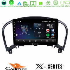 CADENCE U-X-NS0755 X Series Nissan Juke 8core Android 14 4+64GB Navigation Multimedia Tablet 9"