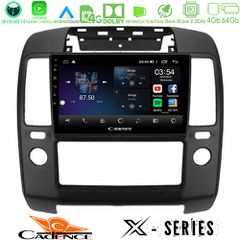 CADENCE U-X-NS0900 X Series Nissan Navara 8core Android 14 4+64GB Navigation Multimedia Tablet 9"