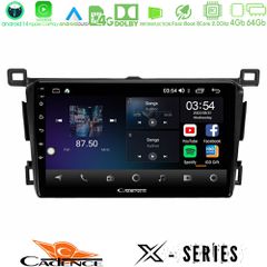 CADENCE U-X-TY0435 X Series Toyota RAV4 2013-2018 8core Android 14 4+64GB Navigation Multimedia Tablet 9"