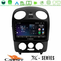 CADENCE U-X-VW1059 X Series VW Beetle 8core Android 14 4+64GB Navigation Multimedia Tablet 9"