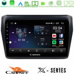 CADENCE U-X-SZ0522 X Series Suzuki Swift 2017-2023 8core Android 14 4+64GB Navigation Multimedia Tablet 9"