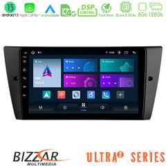BIZZAR U-UL2-BM0751 Ultra Series BMW 3 Series 2006-2011 8core Android13 8+128GB Navigation Multimedia Tablet 9"