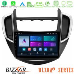BIZZAR U-UL2-CV0053 Ultra Series Chevrolet Trax 2013-2020 8core Android13 8+128GB Navigation Multimedia Tablet 9"