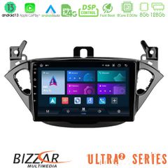 BIZZAR U-UL2-OP0425 Ultra Series Opel Corsa E/Adam 8core Android13 8+128GB Navigation Multimedia Tablet 9"