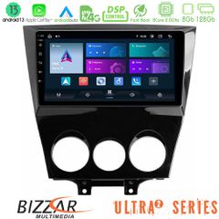 BIZZAR U-UL2-MZ0452 Ultra Series Mazda RX8 2008-2012 8Core Android13 8+128GB Navigation Multimedia Tablet 9"
