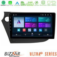 BIZZAR U-UL2-HD0821 ULTRA Series Honda Insight 2009-2015 8core Android13 8+128GB Navigation Multimedia Tablet 9"
