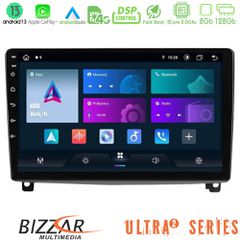 BIZZAR U-UL2-PG1119 ULTRA Series Peugeot 407 8core Android13 8+128GB Navigation Multimedia Tablet 9"