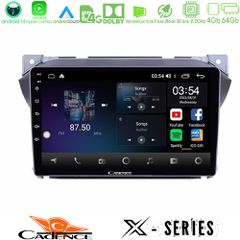CADENCE U-X-SZ0423 X Series Suzuki Alto & Nissan Pixo 8core Android 14 4+64GB Navigation Multimedia Tablet 9"