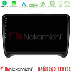 NAKAMICHI U-N44-AU0828 NAM5260 Series 4Core Android13 4+64GB Audi TT B7 Navigation Multimedia Tablet 9" Με Carplay & Android Auto