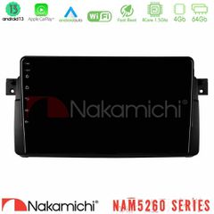 NAKAMICHI U-N44-BM0603 NAM5260 Series 4Core Android13 4+64GB BMW E46 Navigation Multimedia Tablet 9" Με Carplay & Android Auto